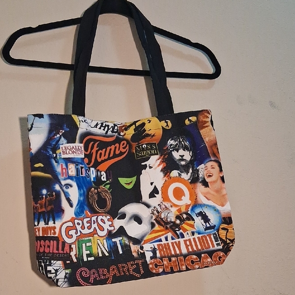 Handbags - Graphic Collage Tote Bag